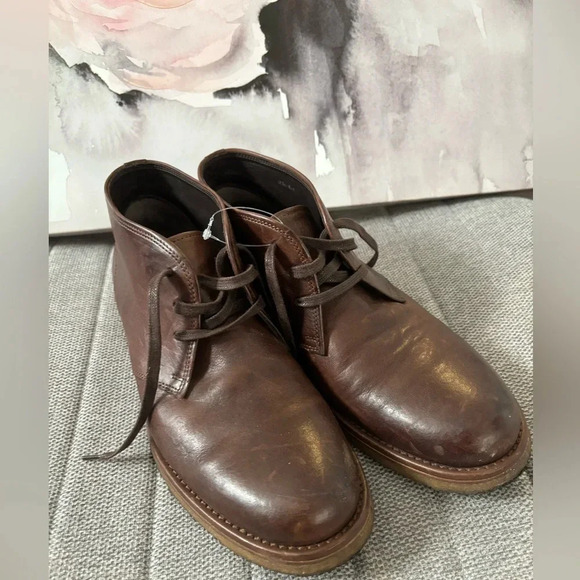 Allen Edmonds Montauk Brown Leather Chukka Boots Men's Size 8 - Picture 4 of 7